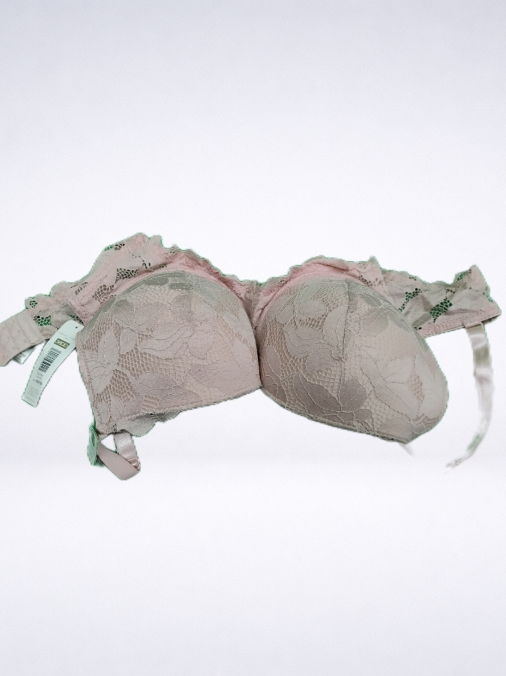 Adrienne Vittadini Lace Push-Up Bra in Light Blush - New With Tags